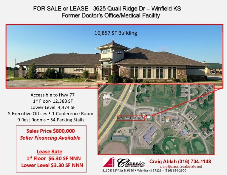 Primary Photo Of 3625 Quail Ridge dr, Winfield Healthcare For Sale