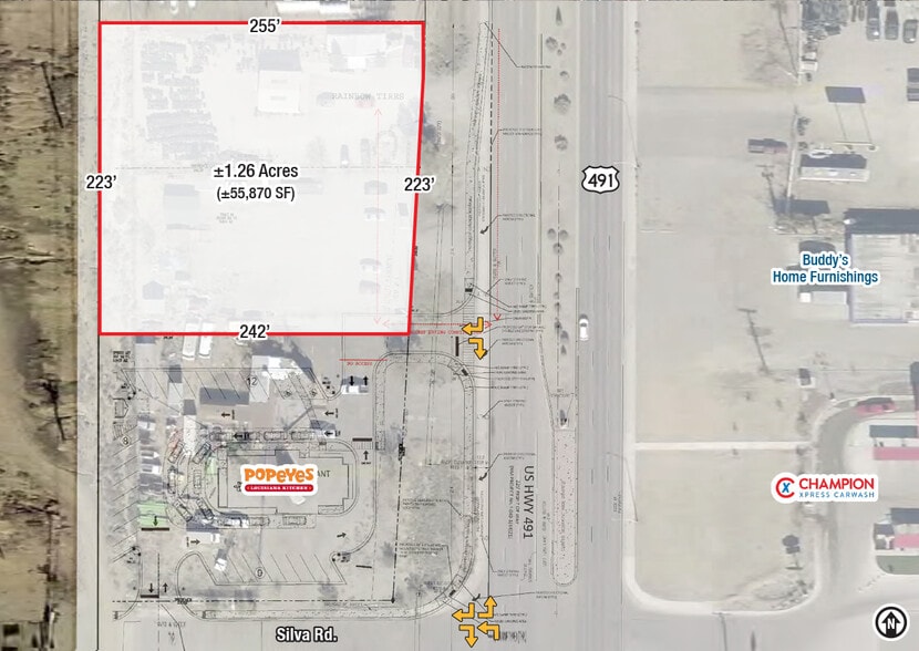 Primary Photo Of US Highway 491 @ J. Silva St, Gallup Land For Lease