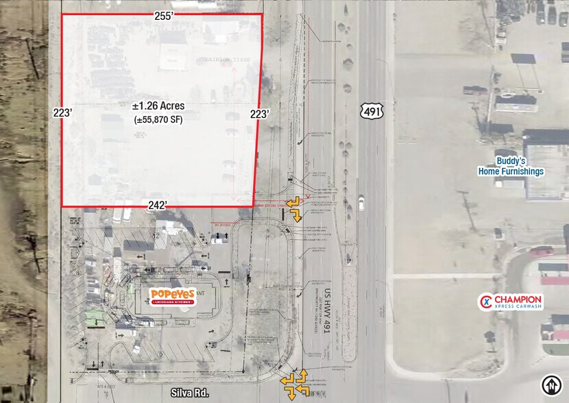 More Photos Of US Highway 491 @ J. Silva St, Gallup Land For Sale