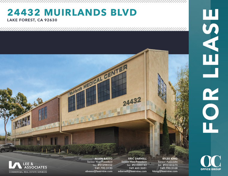 Primary Photo Of 24432 Muirlands Blvd, Lake Forest Medical For Lease