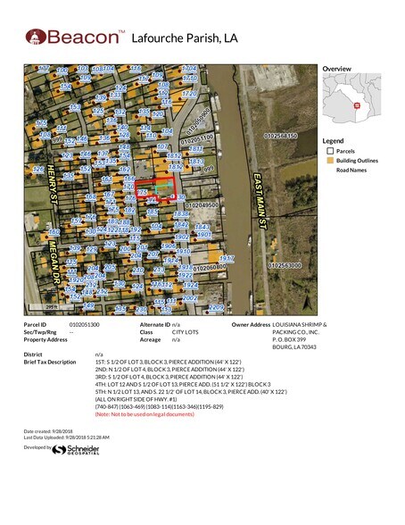 More Photos Of 1820 S Bayou Dr, Golden Meadow Land For Sale