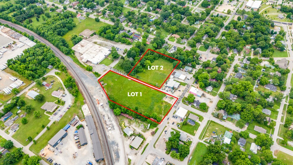 Primary Photo Of 4.74 AC Lots 1 & 2 S. Britt St, Siloam Springs Land For Sale