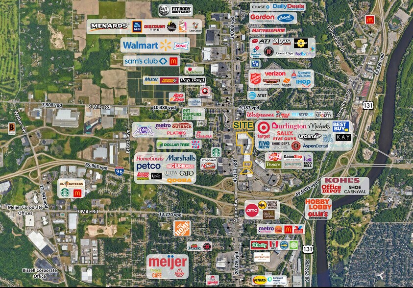 More Photos Of 3250-3410 Alpine Dr, Grand Rapids Storefront For Lease