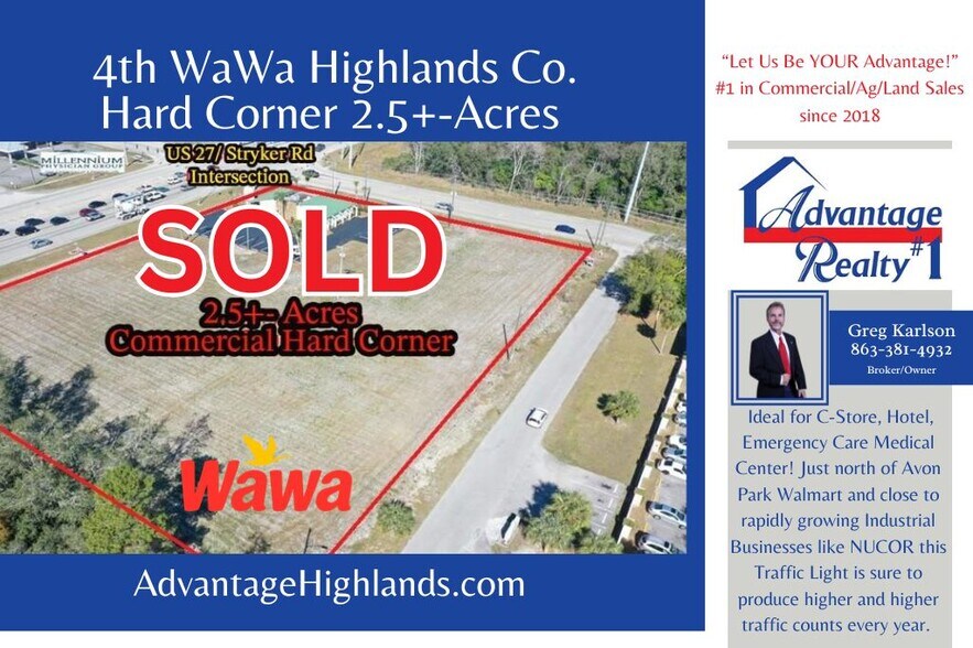 Primary Photo Of 1596 US Highway 27, Avon Park Land For Sale
