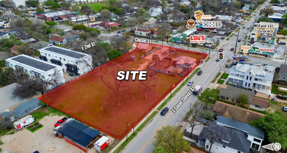 More Photos Of 1800-1808 E Cesar Chavez St, Austin Land For Sale