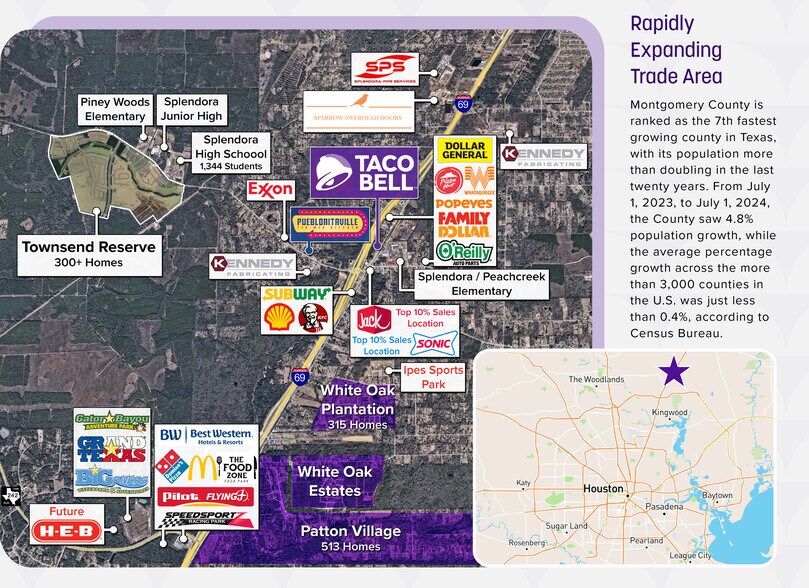 More Photos Of 14447 US Highway 59, Splendora General Retail For Sale