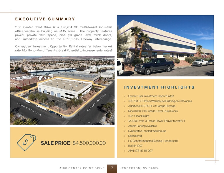 More Photos Of 1180 Center Point Dr, Henderson Flex For Sale