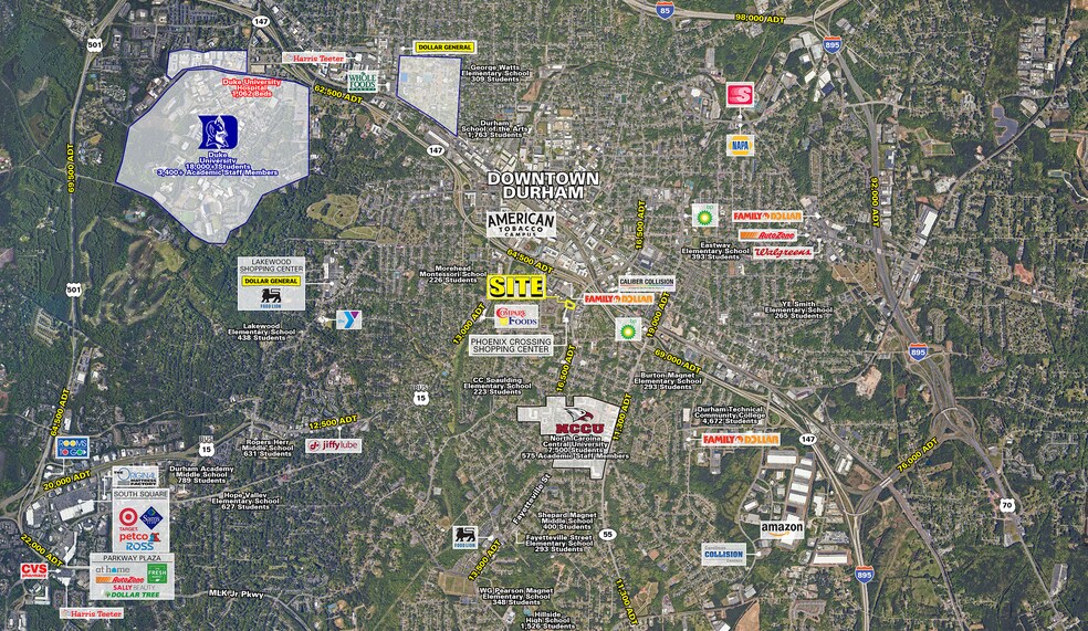 Primary Photo Of 710 Fayetteville St, Durham General Retail For Sale