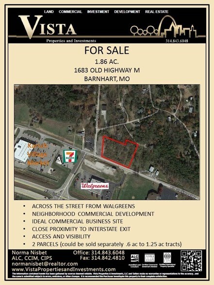 Primary Photo Of 1683 Old Hwy M, Barnhart Land For Sale