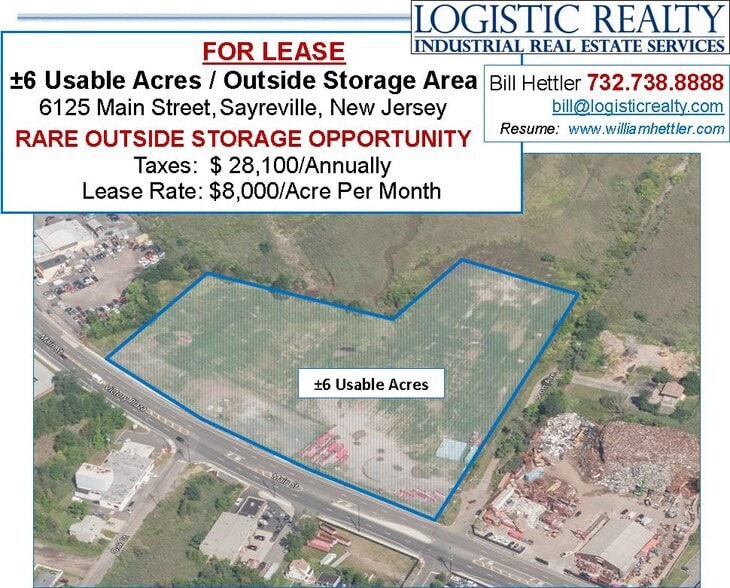 Primary Photo Of 6125 Main St, Sayreville Land For Lease