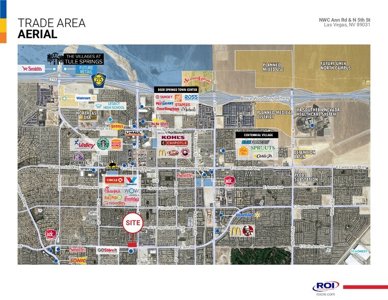More Photos Of Ann Road & 5th Street, Las Vegas Unknown For Lease