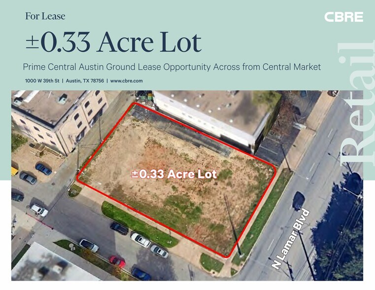 Primary Photo Of 1000 W 39th St, Austin Land For Lease