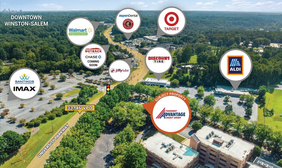 More Photos Of 5610 University Pky, Winston-Salem Bank For Sale