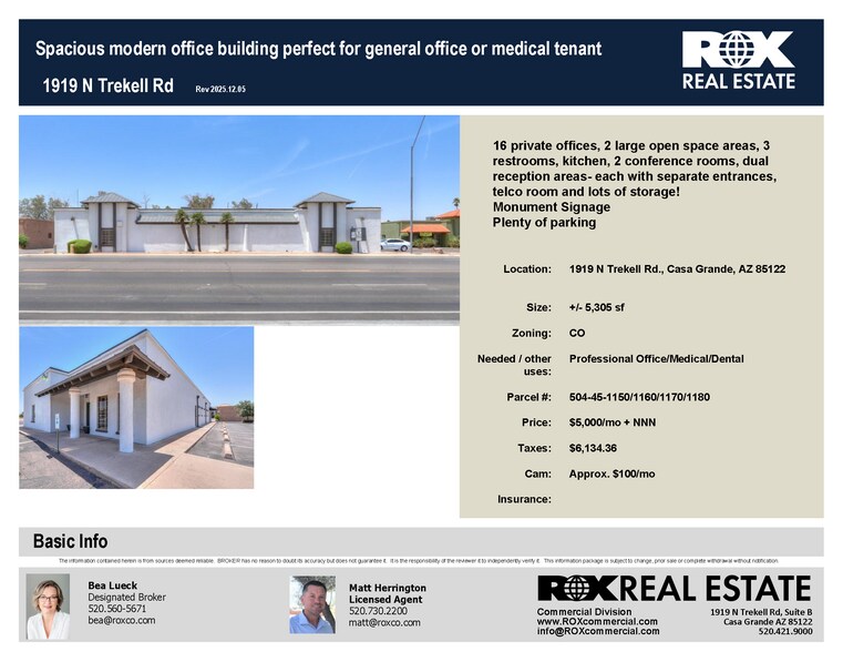 Primary Photo Of 1919 N Trekell Rd, Casa Grande Medical For Lease