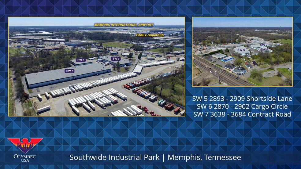 More Photos Of 2870-2902 Cargo Cir, Memphis Distribution For Lease