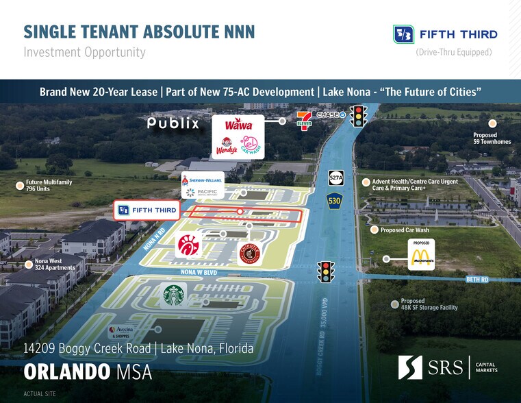 Primary Photo Of 14209 Boggy Creek Rd, Orlando Bank For Sale