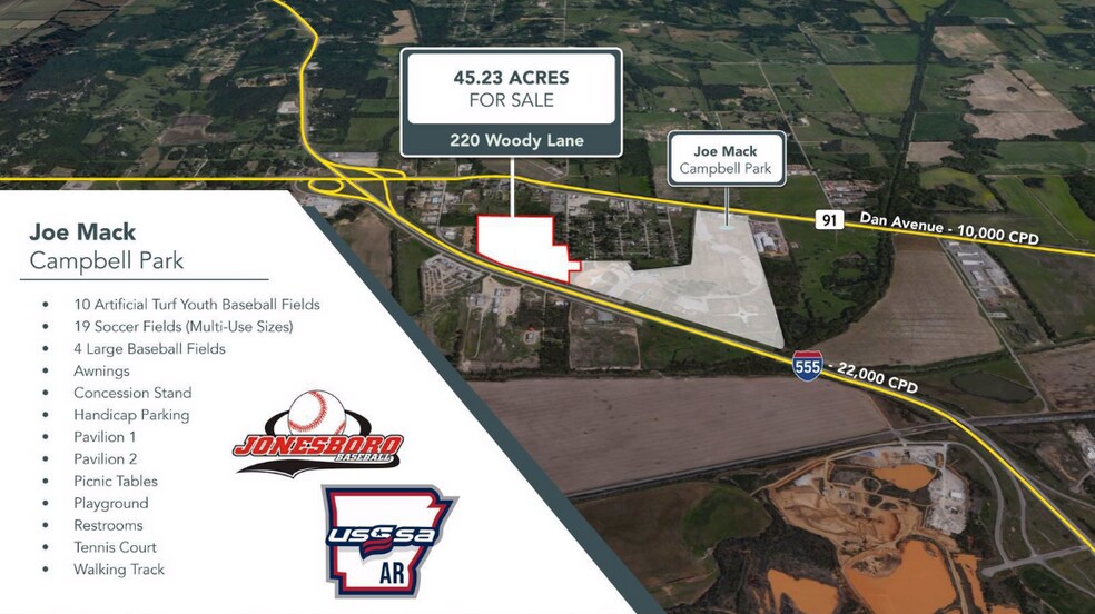 More Photos Of 220 Woody Ln, Jonesboro Land For Sale