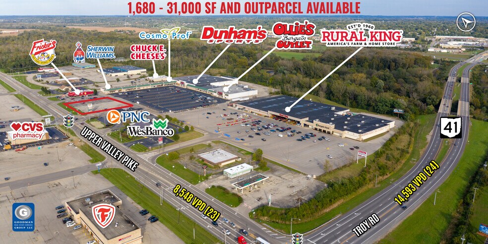 Primary Photo Of 1510-1608 Upper Valley Pike, Springfield Unknown For Lease