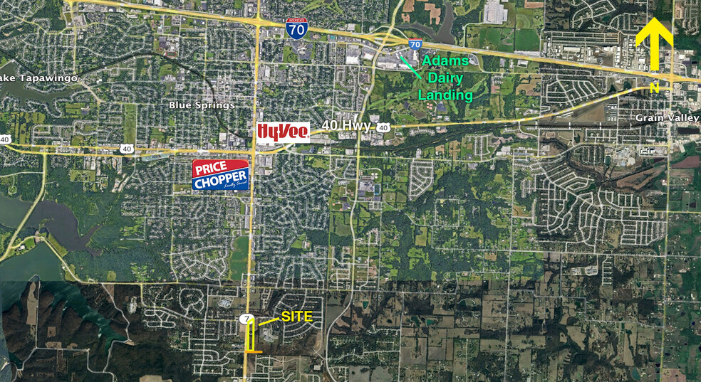 Primary Photo Of Nec Lake Village Blvd & M7 Highway, Blue Springs Land For Sale