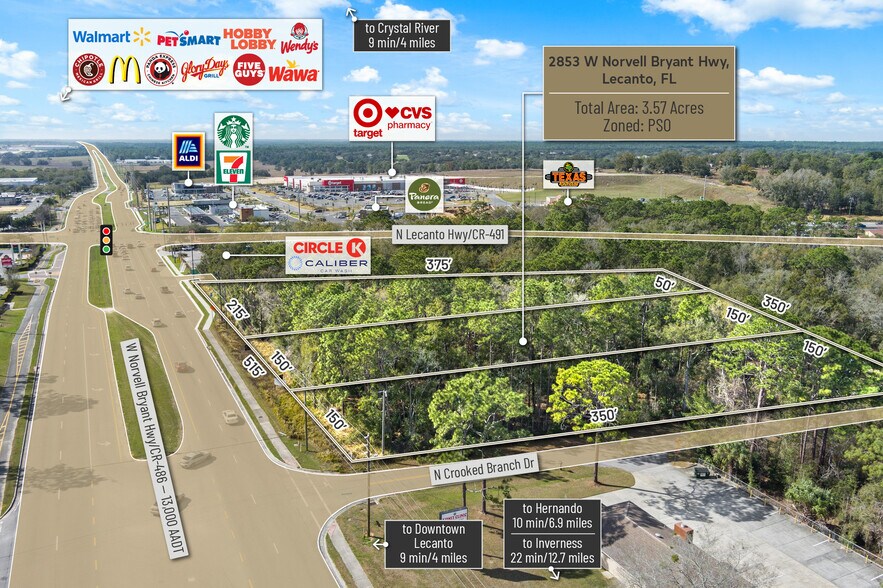 More Photos Of 2853 W Norvell Bryant Hwy, Lecanto Land For Sale