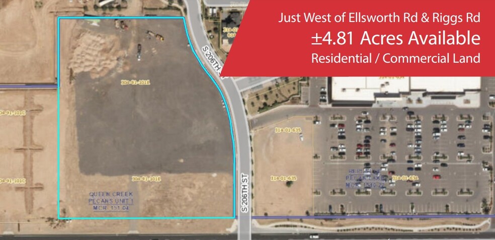 Primary Photo Of NWC 206th St & Riggs Rd, Queen Creek Land For Sale