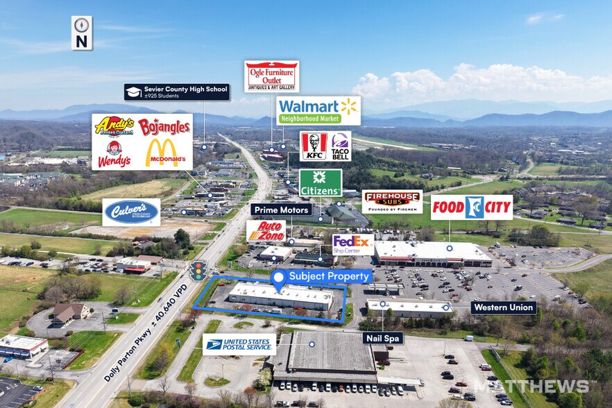 More Photos Of 739 Dolly Parton Pky, Sevierville General Retail For Sale