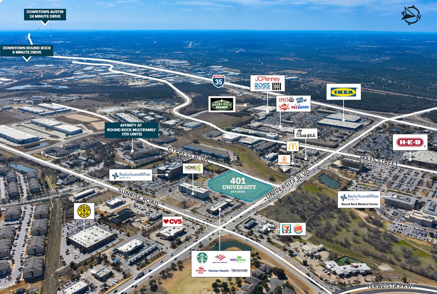 Primary Photo Of 401 University Boulevard, Round Rock Land For Sale
