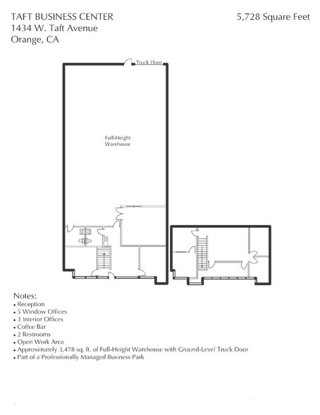 More Photos Of 1434-1440 W Taft Ave, Orange Light Distribution For Lease
