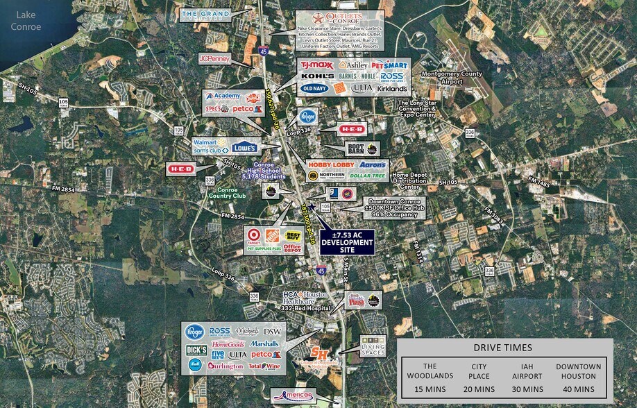 More Photos Of 735 1/2 W Davis St, Conroe Land For Sale