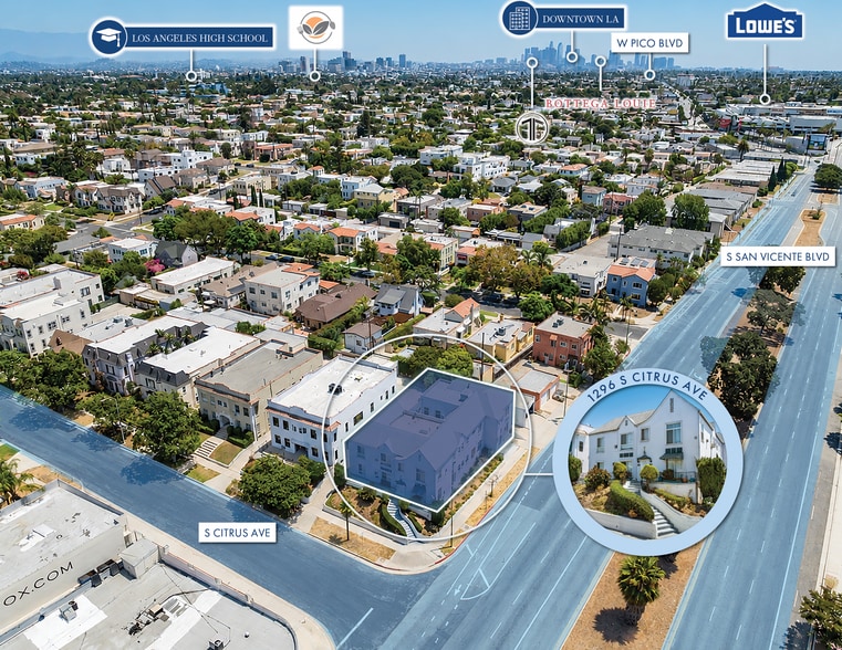 Primary Photo Of 1296 S Citrus Ave, Los Angeles Apartments For Sale