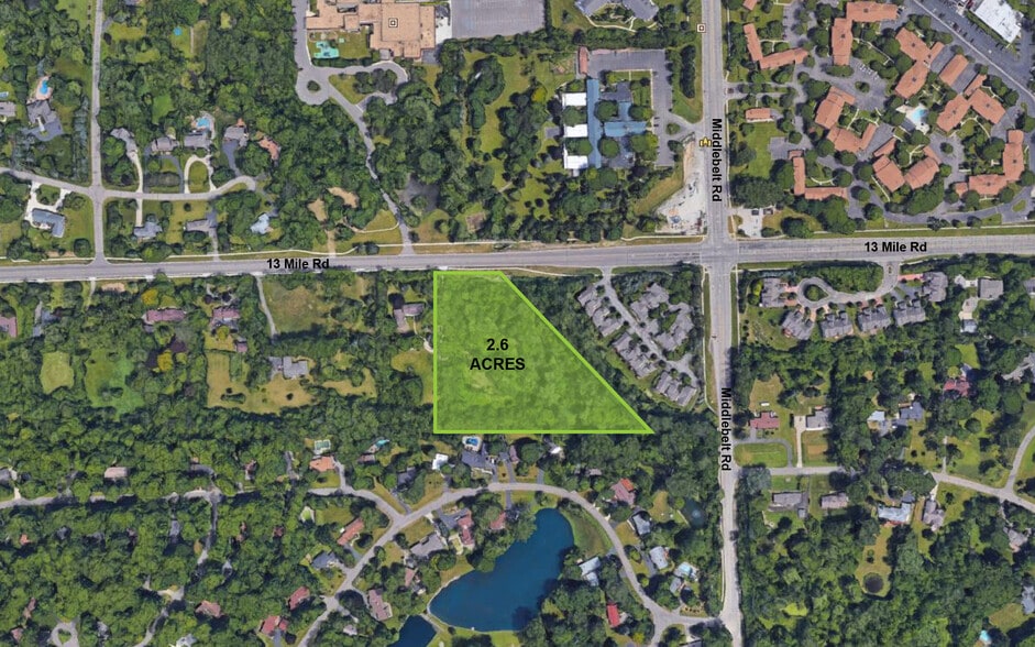 Primary Photo Of 13 Mile & Middlebelt, Farmington Hills Land For Sale