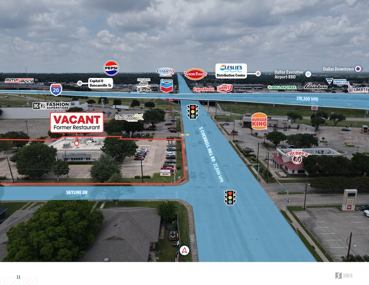More Photos Of 603 N Cockrell Hill Rd, Duncanville Restaurant For Sale