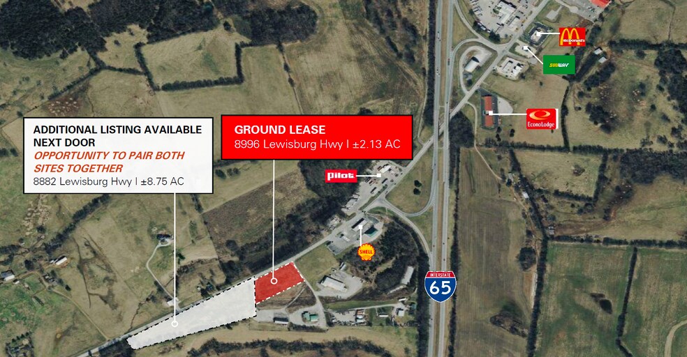 Primary Photo Of 8996 Lewisburg, Cornersville Land For Lease
