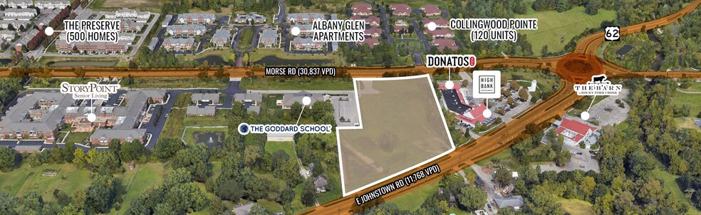 More Photos Of Morse Rd & E Johnstown Rd, New Albany Unknown For Lease