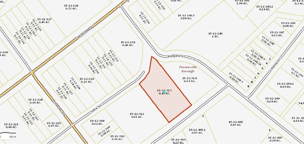 Primary Photo Of 809 Cherry St, Phoenixville Land For Sale