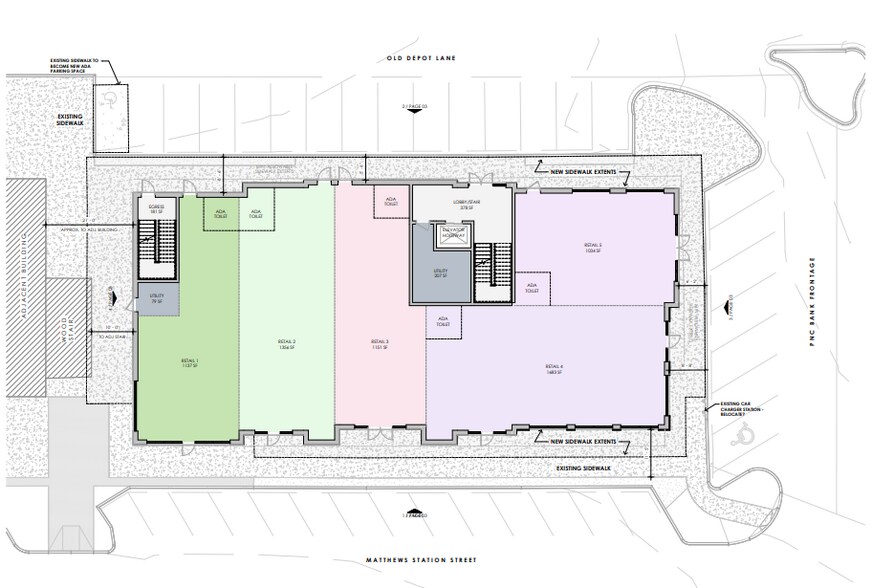 More Photos Of 126 Matthews Station St, Matthews Storefront Retail Office For Lease