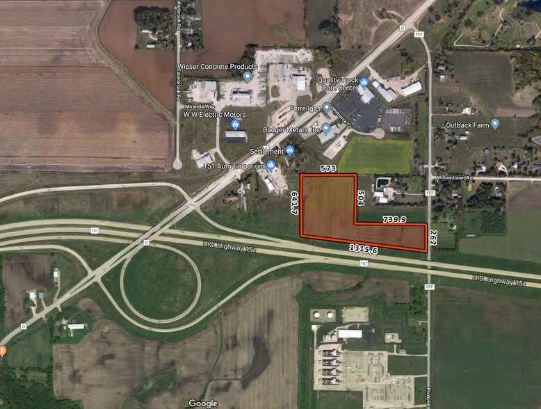 More Photos Of River Road & Hwy 151, Fond Du Lac Land For Sale