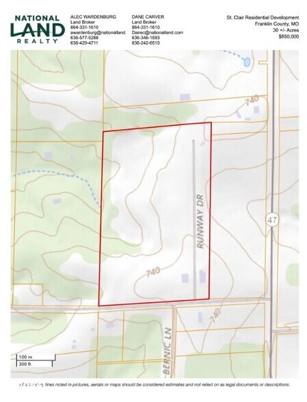 More Photos Of 213-215 Runway Dr, Saint Clair Land For Sale