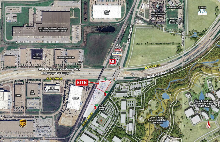 Primary Photo Of SWC SH 170 & US 377, Westlake Land For Lease
