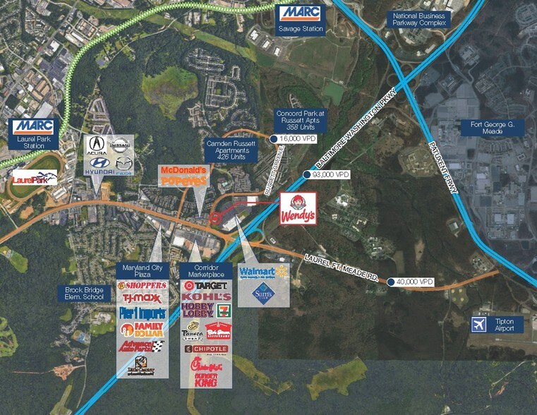 More Photos Of 3563 Russett Green E, Laurel Fast Food For Lease