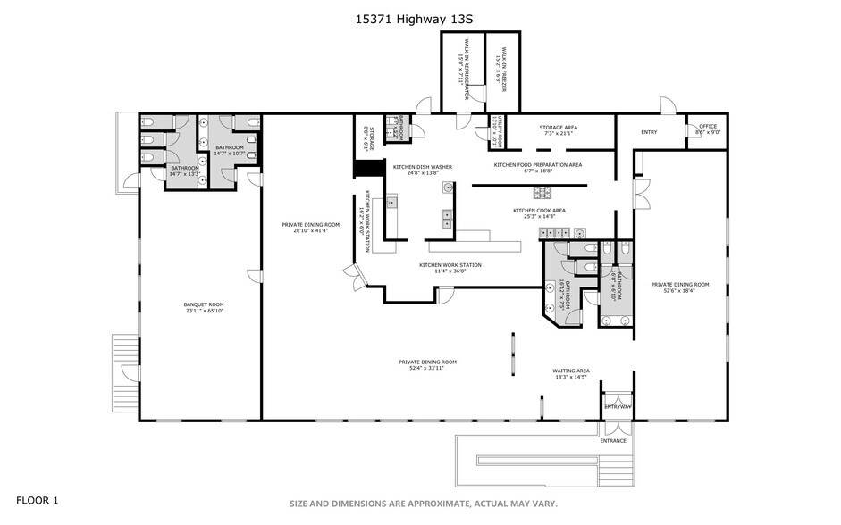 More Photos Of 15371 Highway 13 S, Hurricane Mills Restaurant For Lease