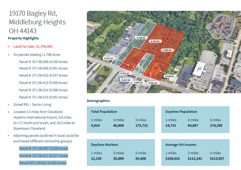 More Photos Of 19170 Bagley Rd, Middleburg Heights Land For Sale