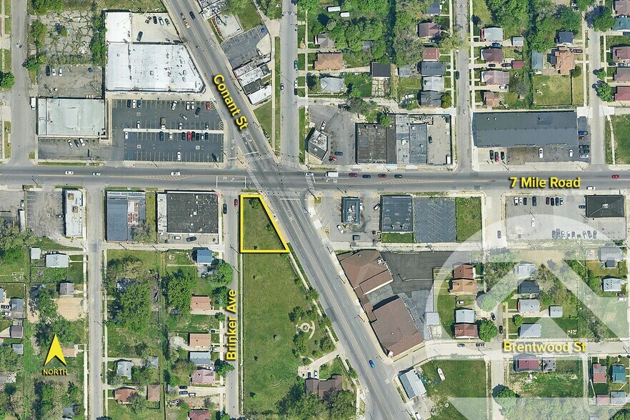 Primary Photo Of 2904 E 7 Mile Rd, Detroit Land For Sale