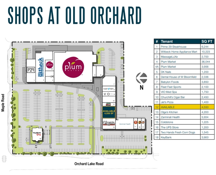More Photos Of 6601-6695 Orchard Lake Rd, West Bloomfield Storefront For Lease