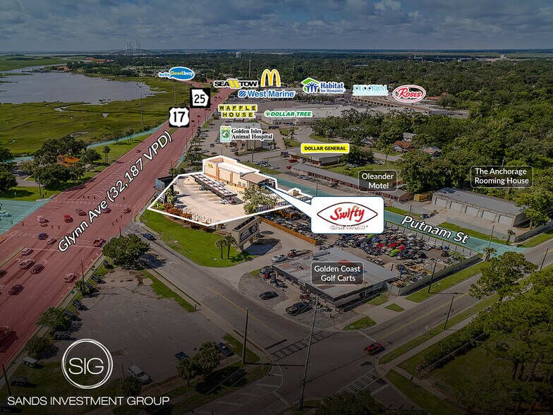 Primary Photo Of 2105 Glynn Ave, Brunswick Service Station For Sale