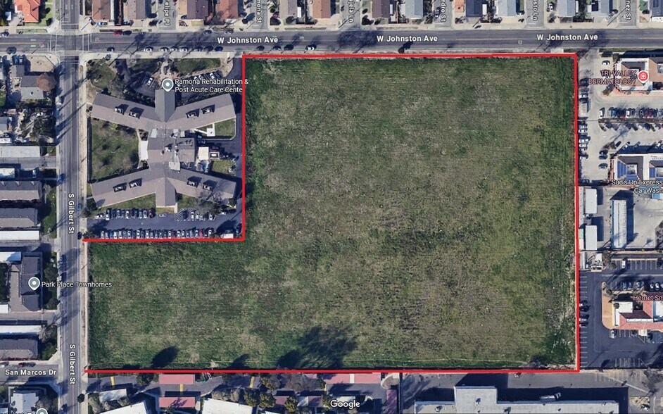 Primary Photo Of W Johnston Ave & S Gilbert St, Hemet Land For Sale