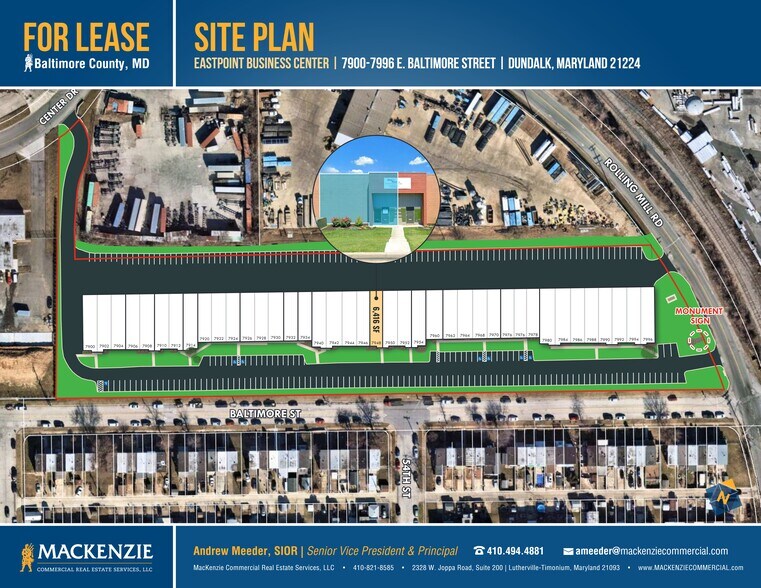 More Photos Of 7900-7996 E Baltimore St, Baltimore Flex For Lease