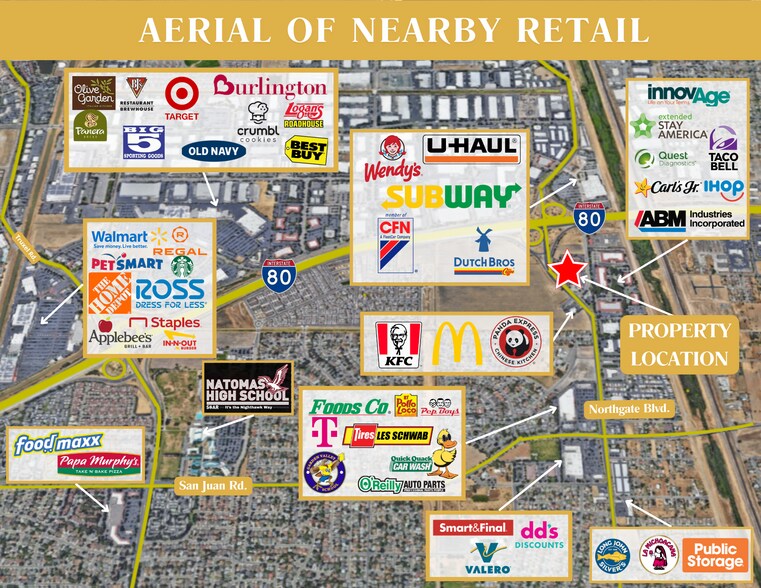 More Photos Of 3830 Northgate Blvd, Sacramento Freestanding For Lease