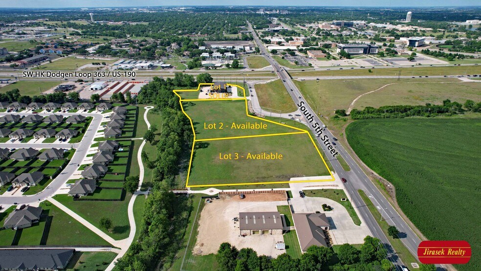 More Photos Of SW HK Dodgen Loop 363 & S 5th St @ State Hwy 36, Temple Land For Sale