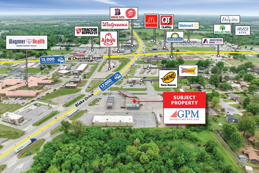 More Photos Of 303 Blake Dr, Wagoner Service Station For Sale